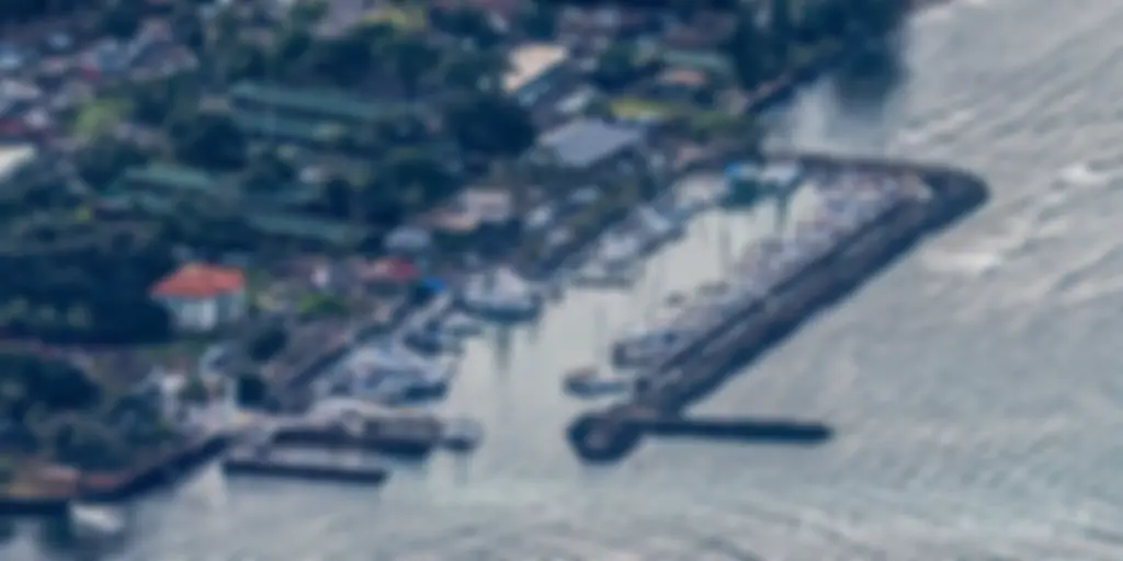 The Lahaina small boat harbor, pre-fire . . .