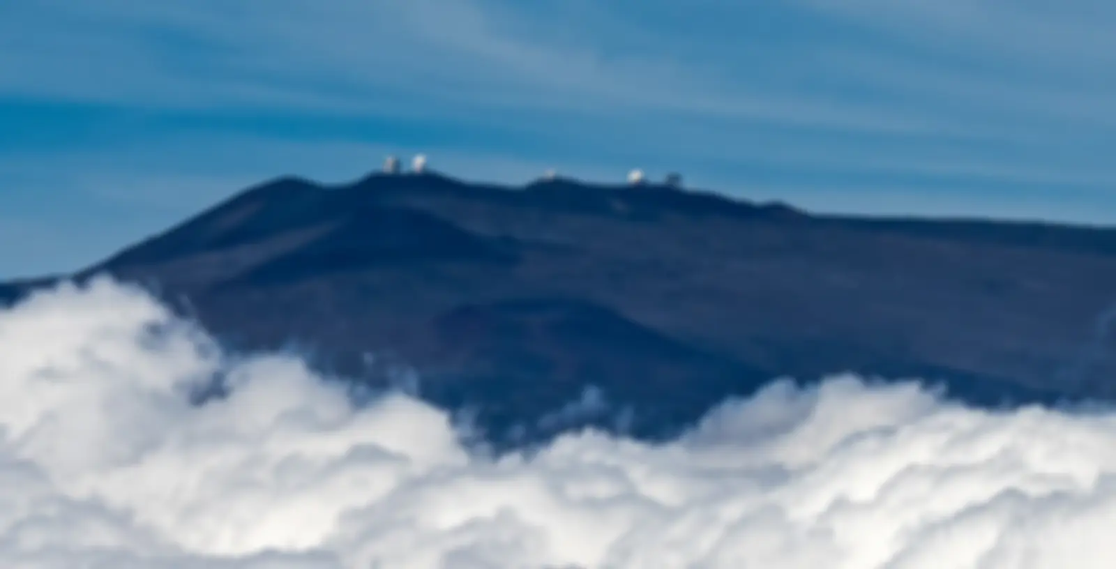 On the summit of Mauna Kea on the Big Island, world class observatories . . .