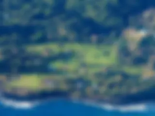 Keanae Peninsula, Maui, where taro is grown . . .