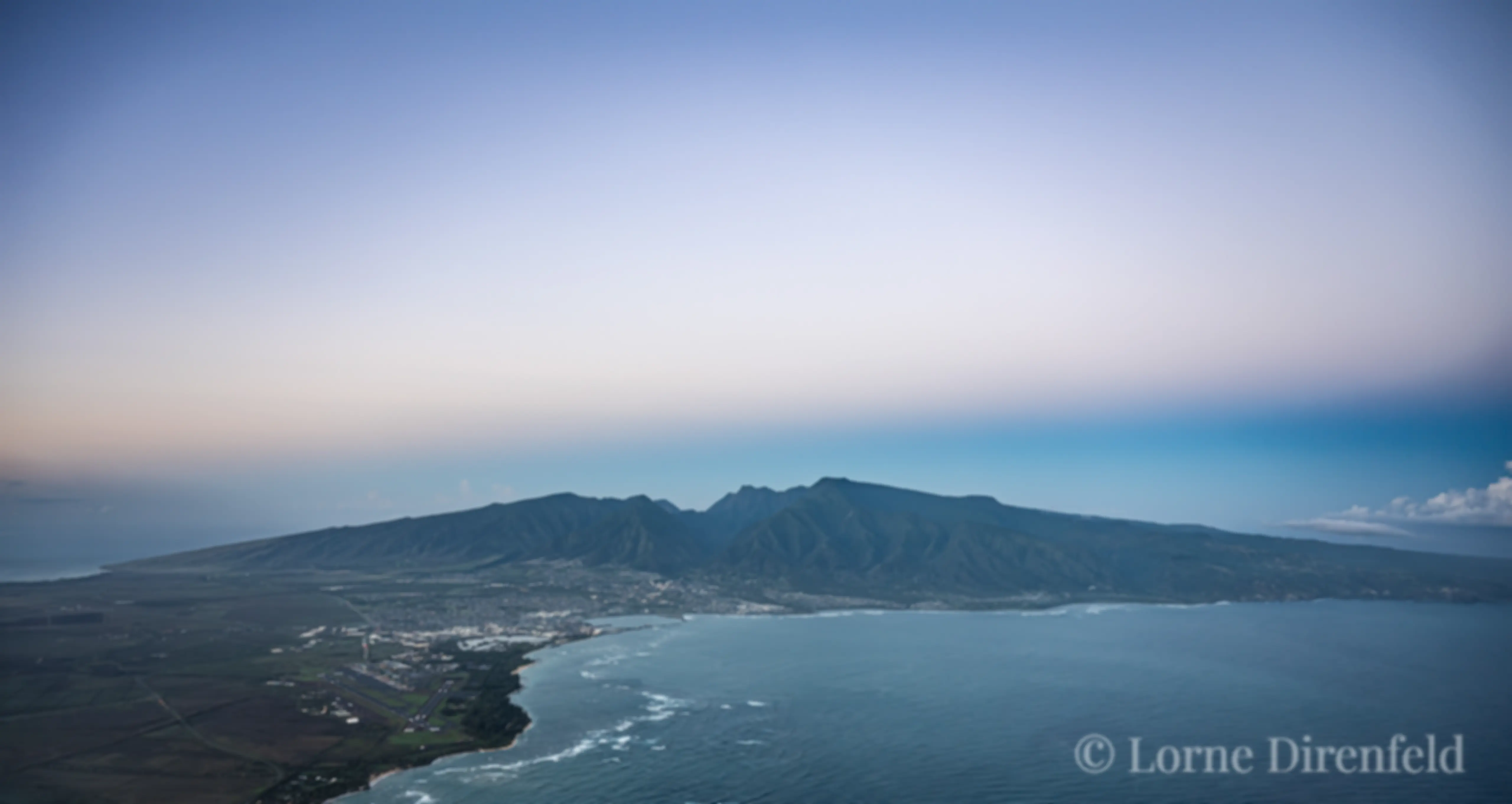 West Maui in the morning  . . .