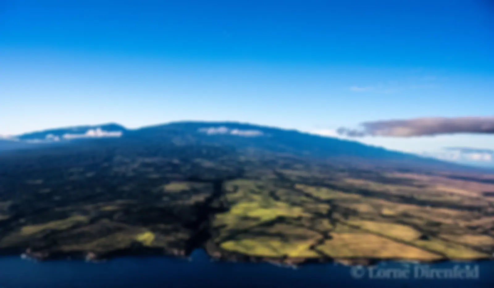 Near Paia, Maliko Gulch, north Maui, Haleakala, morning light . . .