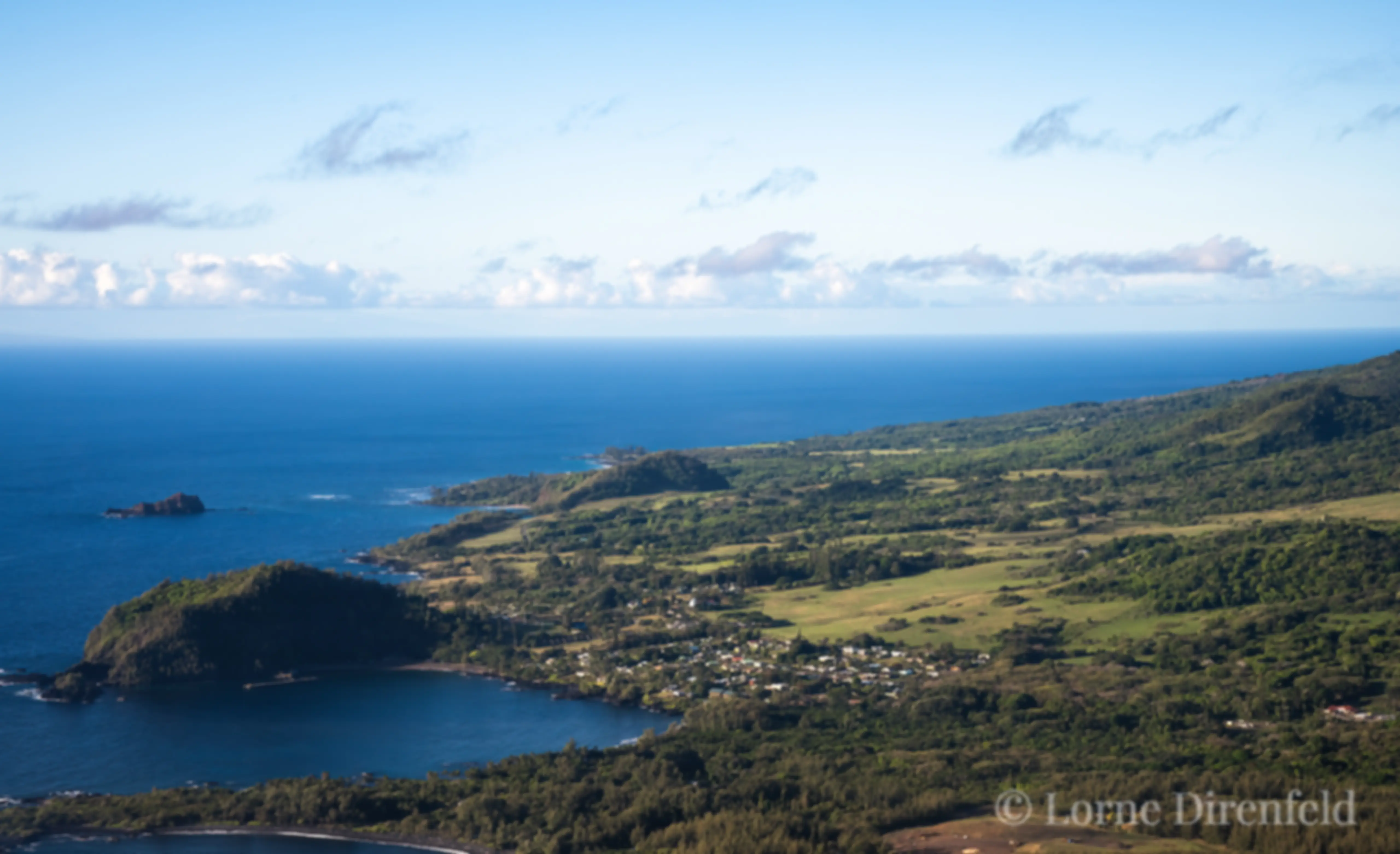 Hana Bay Maui looking to the south