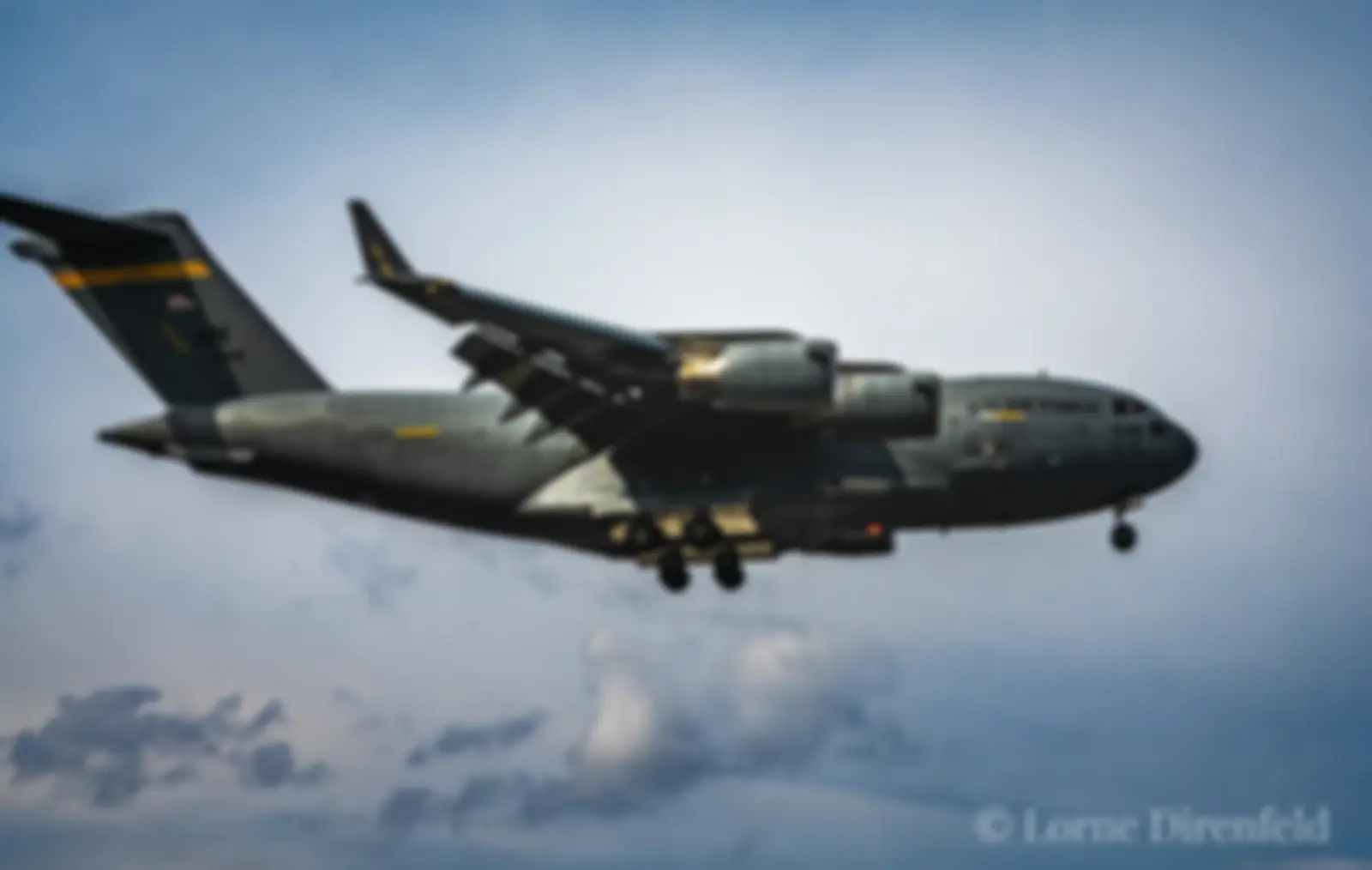 C17 Globemaster III configured for landing