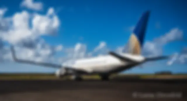 A United Airlines Boeing 767ER taking a little well deserved break on Kauai . . .