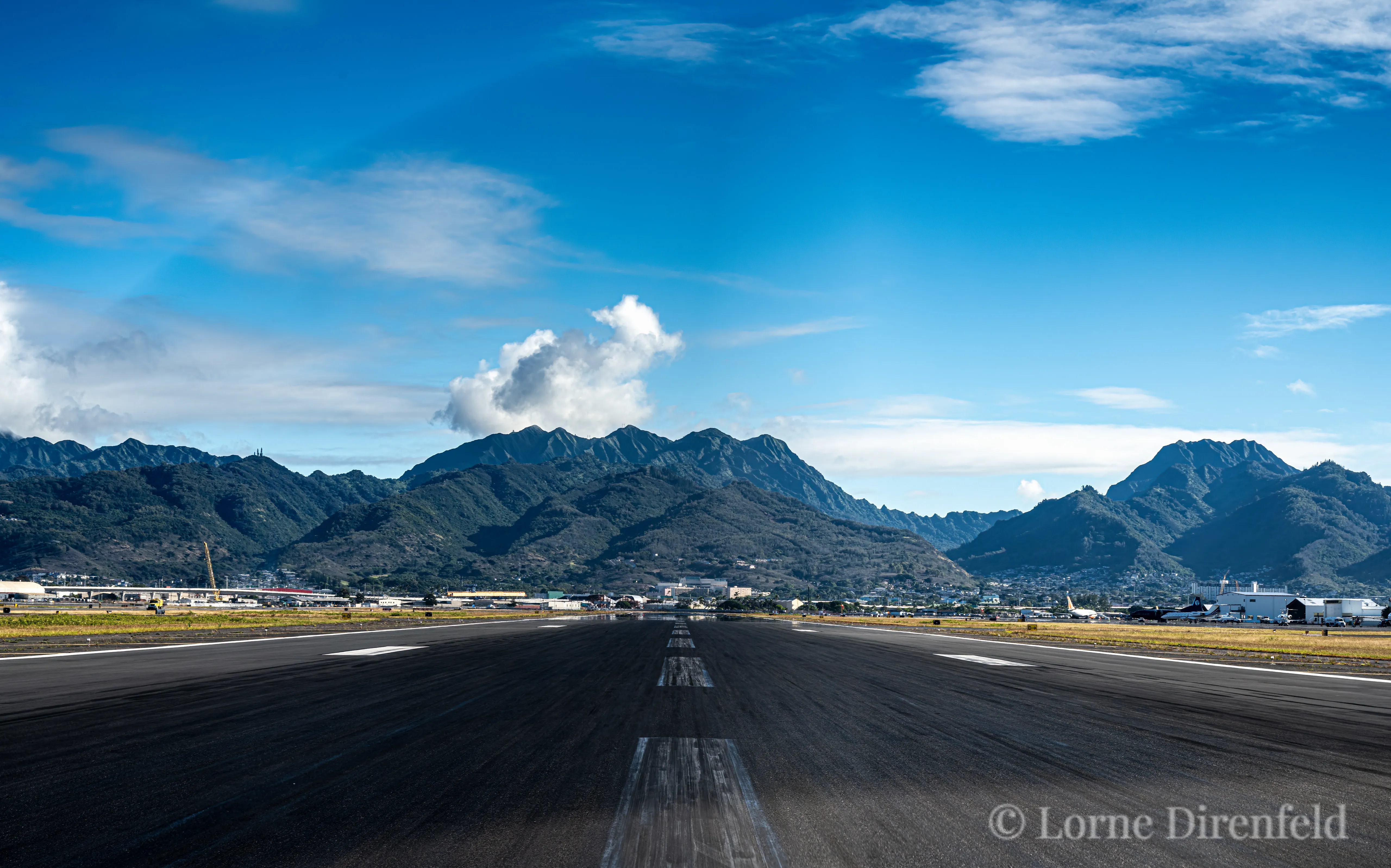 Departing Runway 4 Left, Honolulu . . .
