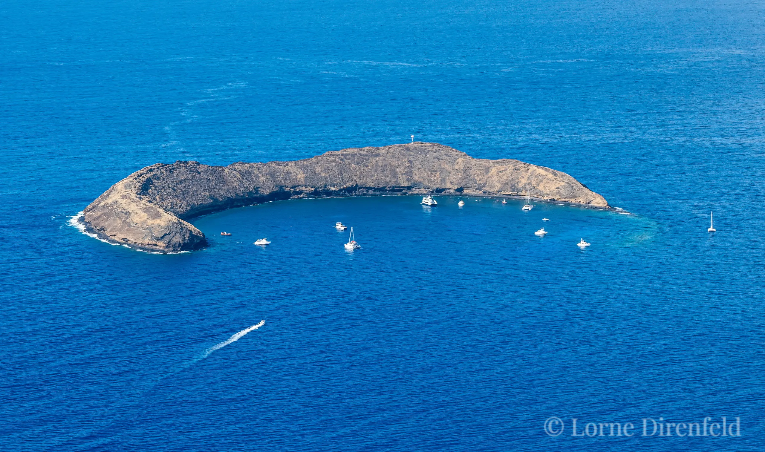 Molokini crater . . .