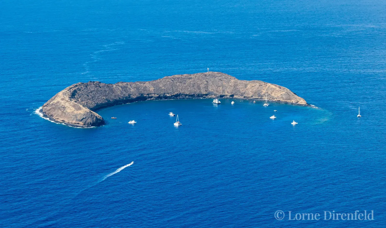 Molokini crater . . .